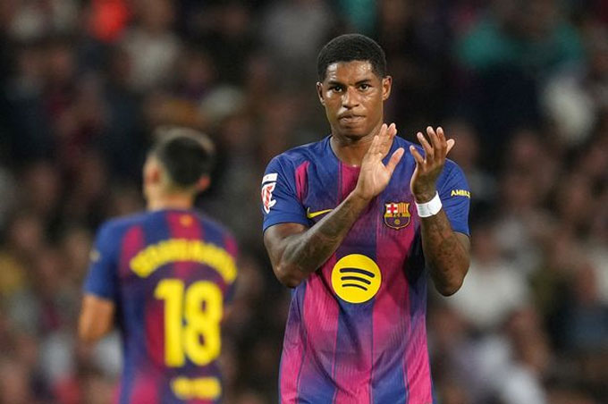 Rashford đang có phong độ tốt tại Barca