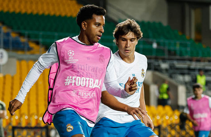 Dàn sao của Real đang tích cực tập luyện trước khi so tài với Kairat