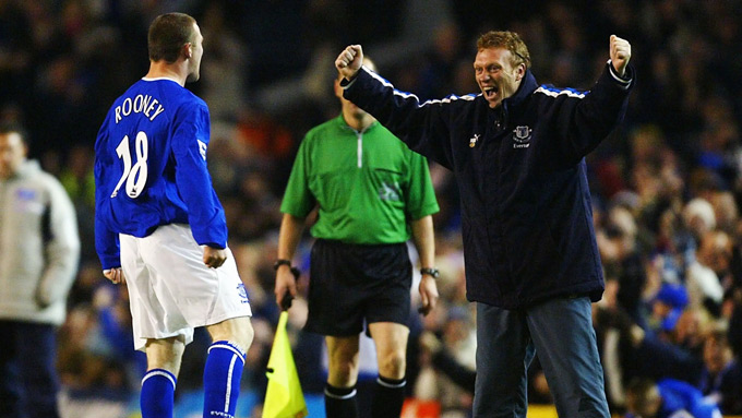 Rooney từng là trò cưng của Moyes tại Everton