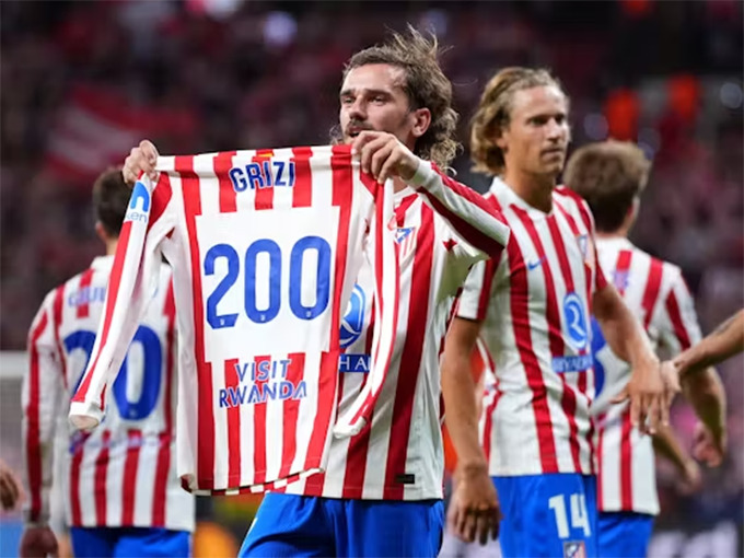Anh chạm mốc 200 bàn thắng cho Atletico