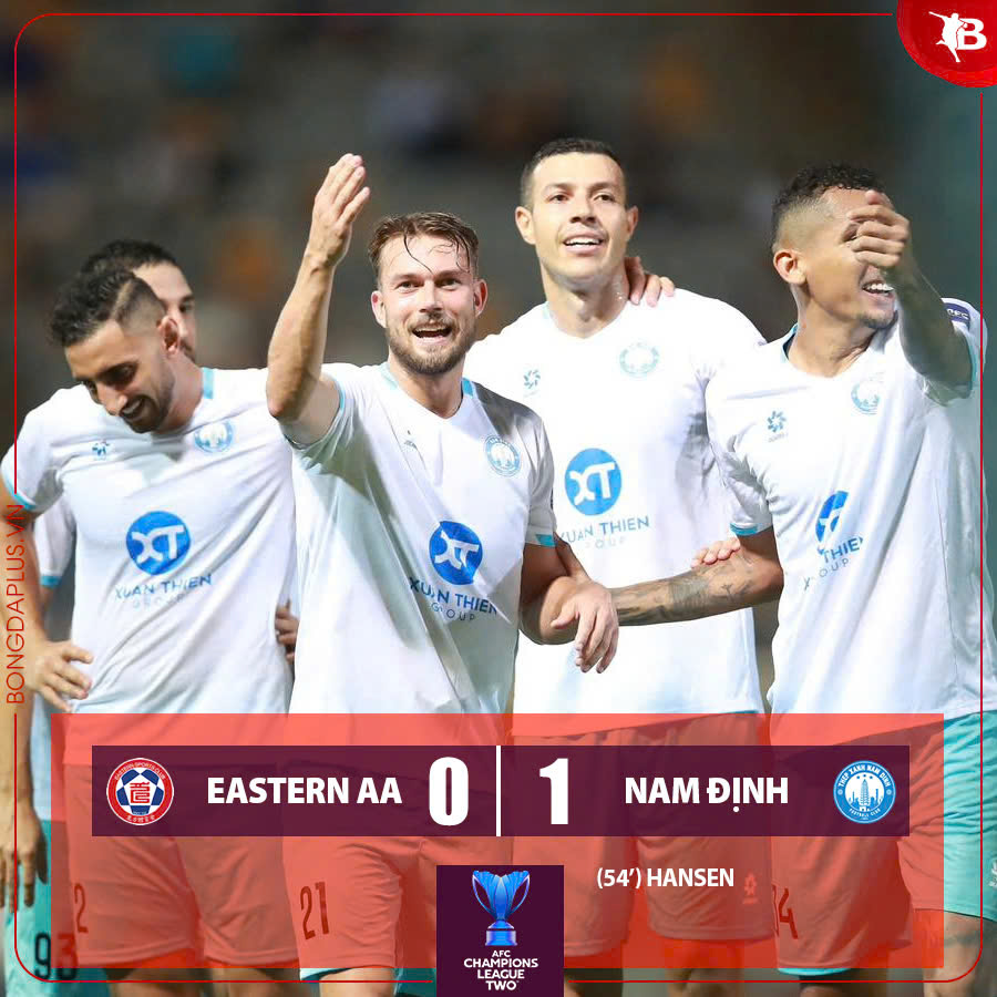 Hansen ghi bàn duy nhất cho Nam Định
