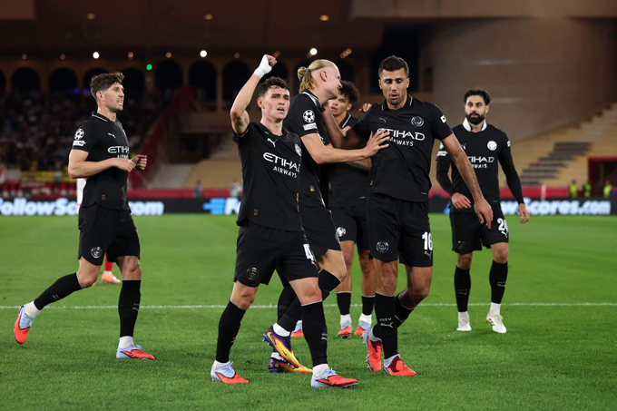 Man City hoàn toàn áp đảo Monaco trong hiệp một và có 2 bàn thắng khá dễ dàng