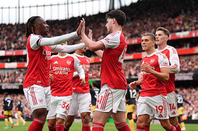 Sau vòng 7, Opta đánh giá Arsenal là ứng cử viên số 1 cho chức vô địch Ngoại hạng Anh