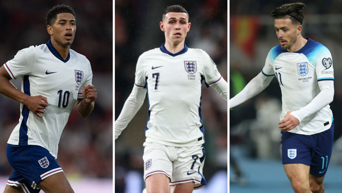 Bellingham, Foden và Grealish đều bị loại khỏi tuyển Anh ở đợt tập trung tháng 10 này