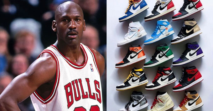 Huyền thoại Jordan có rất nhiều đôi sneaker đắt giá