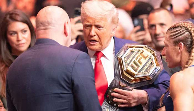 Tuyên bố của ông Trump về sự kiện UFC nhận được sự chú ý đặc biệt