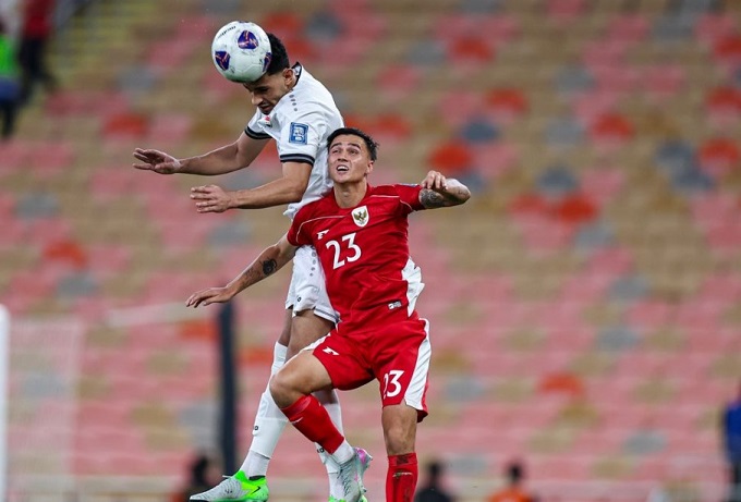 Indonesia nhận thất bại trước Iraq 