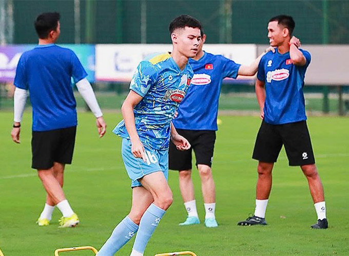 Vadim Nguyễn từng bước thể hiện được mình ở U23 Việt Nam 