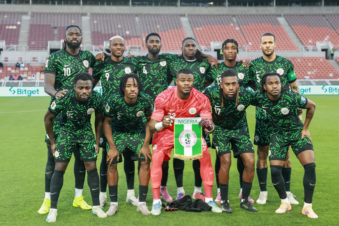 Các thành viên của đội tuyển Nigeria