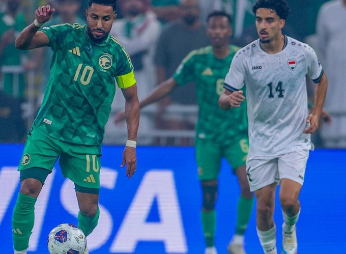Saudi Arabia (xanh) đã giành vé dự World Cup 2026