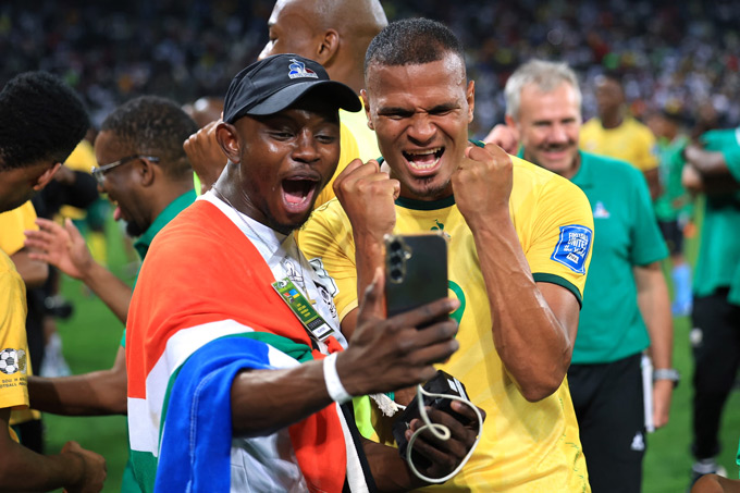 Nam Phi ăn mừng tấm vé dự World Cup 2026