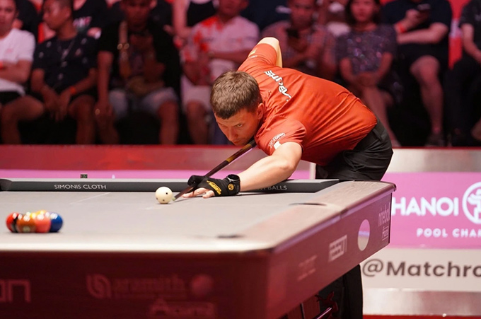 Labutis đã có chức vô địch giải Major đầu tiên khi nâng cúp Hanoi Open Pool Championship 2025
