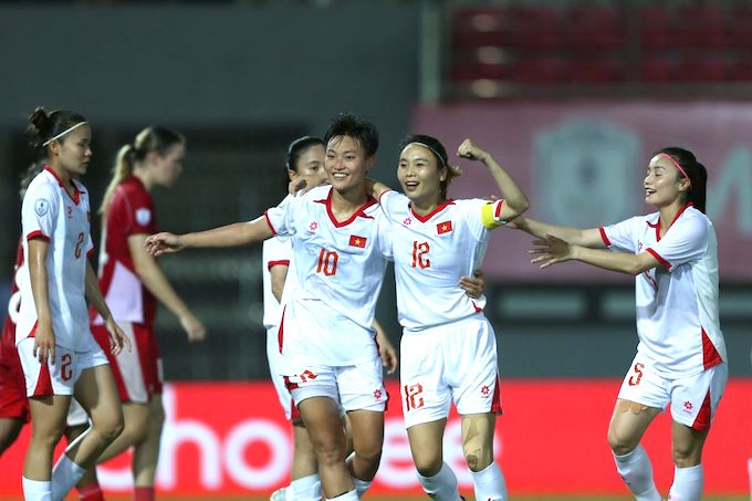 Mục tiêu của ĐT nữ Việt Nam vẫn là chiếc HCV SEA Games. Ảnh: Đức Cường 