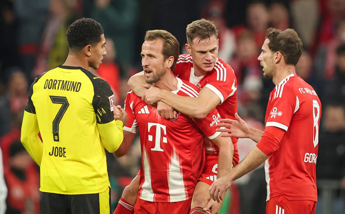 Jobe cùng Dortmund nhận thất bại trước Bayern của Kane