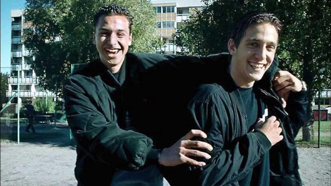 Ibra (trái) và Flygare từng là đôi bạn thân