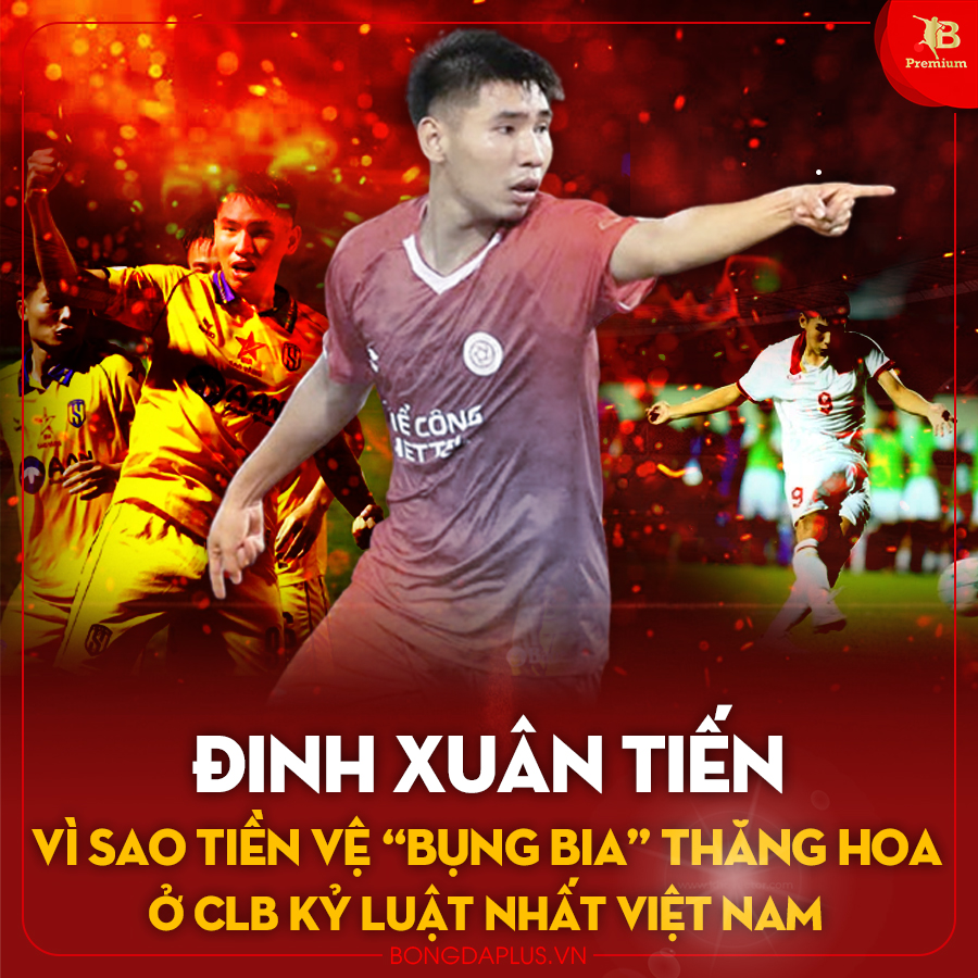 Đinh Xuân Tiến đang hồi sinh ở Thể Công Viettel - Ảnh: Ngụy Như Duy 