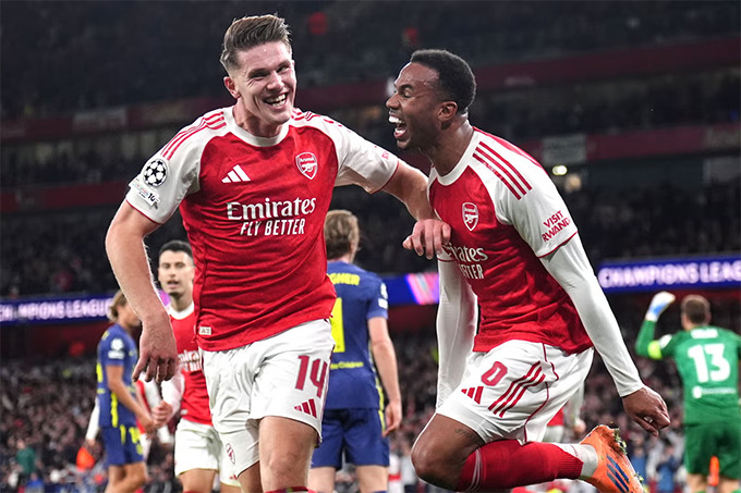 Arsenal đang có phong độ hủy diệt tại Champions League