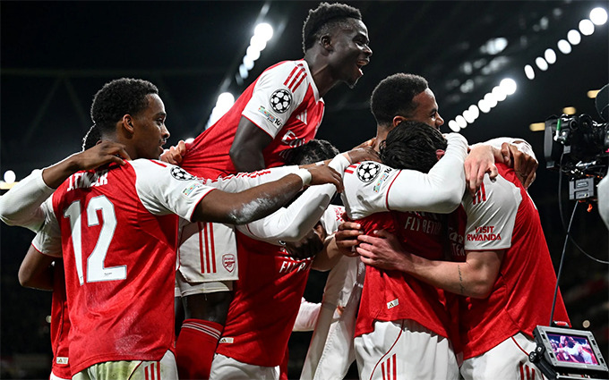 Arsenal thắng tưng bừng trước Atletico