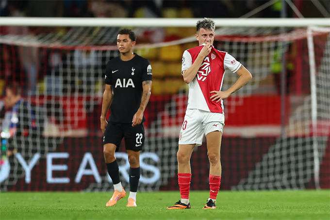Monaco và Tottenham cầm chân trong trận hòa không bàn thắng