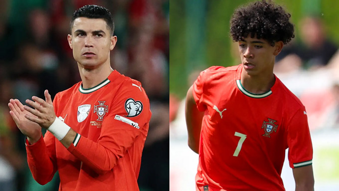 Ronaldo đang ấp ủ tham vọng ra sân cùng con trai