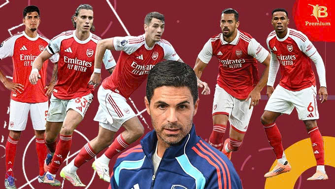 Arsenal đang sở hữu tỷ lệ cầu thủ thuận chân trái nhiều nhất châu Âu