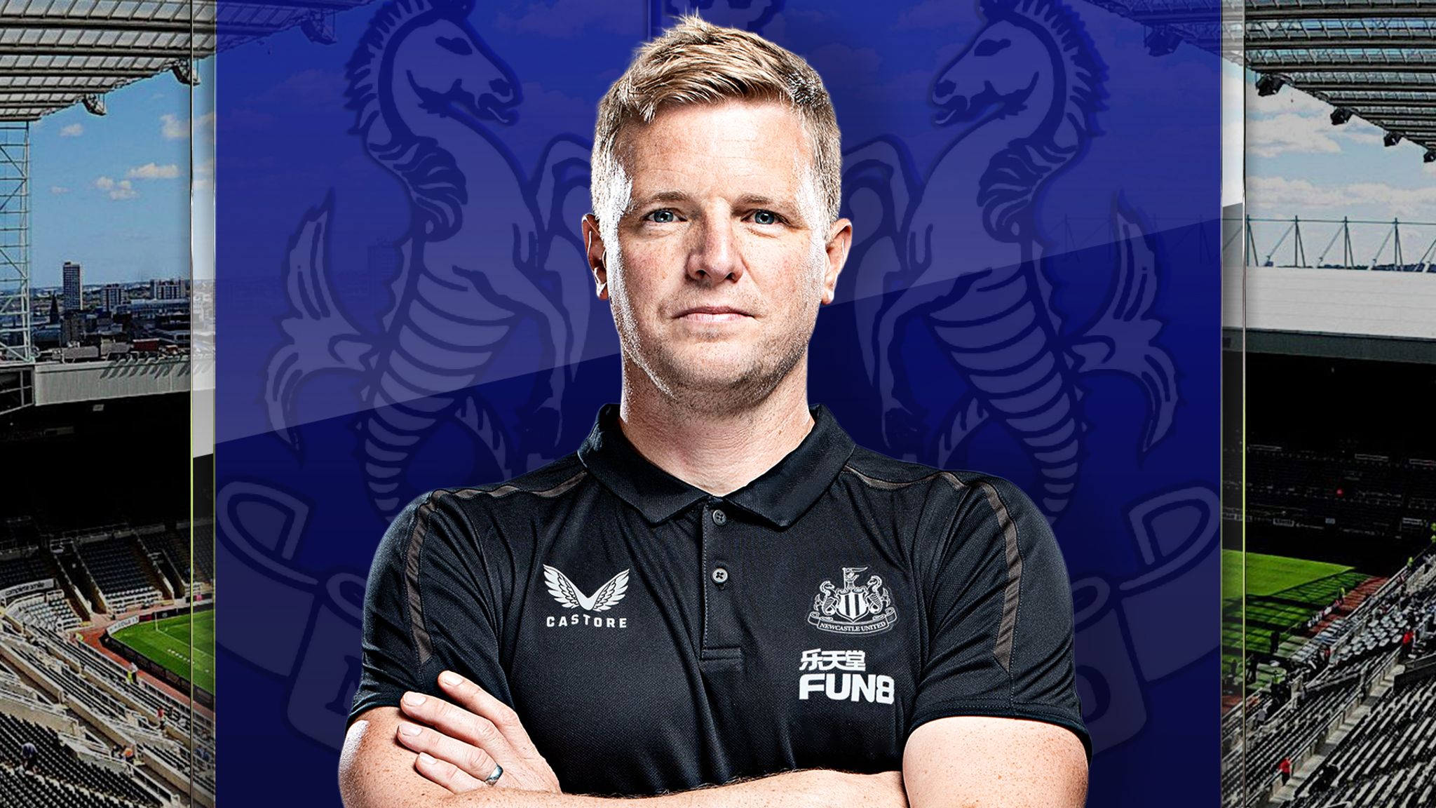 HLV Eddie Howe của Newcastle đã đưa CLB đến Champions League 2 lần trong 3 năm