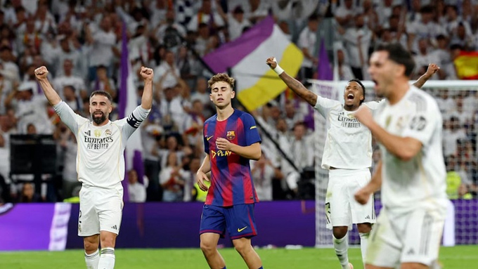 Barca bị Real đánh bại một cách thuyết phục ở trận El Clasico