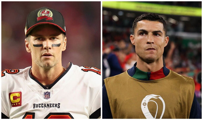 Tom Brady có dịp mỉa mai Cristiano Ronaldo