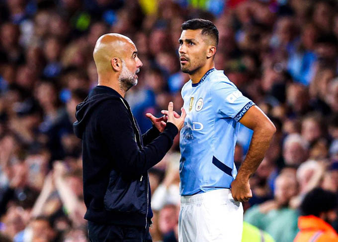 Guardiola muốn Rodri trở lại càng sớm càng tốt
