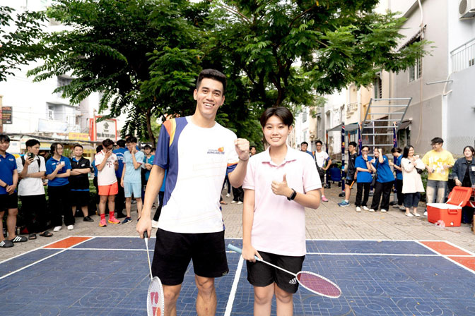 Tiến Linh đồng hành cùng “Không gian Thể thao Thanh niên” lan tỏa nhiệt huyết thể thao