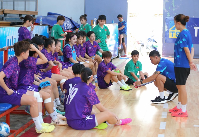 ĐT futsal nữ Việt Nam chuẩn bị tập trung cho SEA Games 33