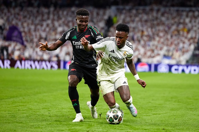 Top 5 cầu thủ chạy cánh hay nhất thế giới: Không Vinicius lẫn Saka