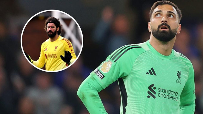 Tân binh Mamardashvili chưa thể khoả lấp khoảng trống mà Alisson để lại