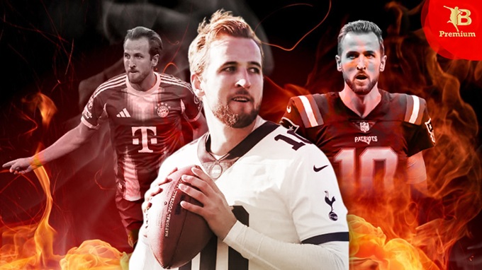 Harry Kane khát khao được chơi bóng bầu dục Mỹ