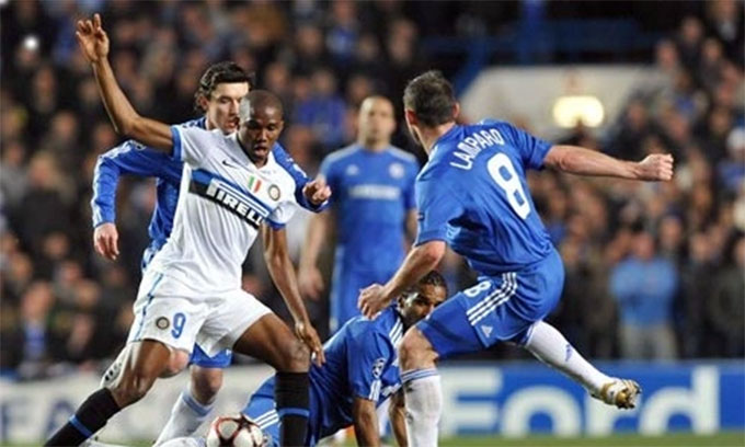 Chelsea từng thất bại dưới tay Inter ở Champions League 2009/10