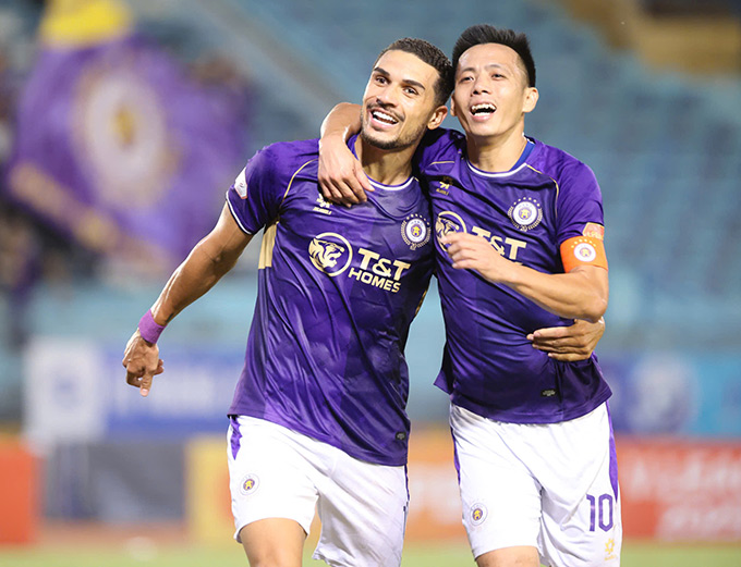 Hà Nội FC thắng đậm nhất thời Kewell - Ảnh: Minh Tuấn 