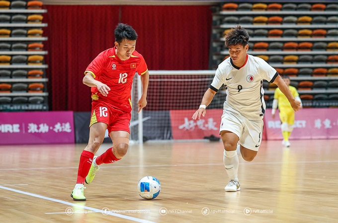 ĐT futsal Việt Nam toàn thắng ở vòng loại