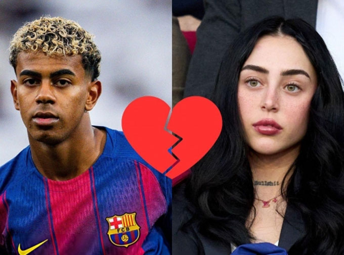 Yamal vừa chia tay bạn gái Nicki Nicole