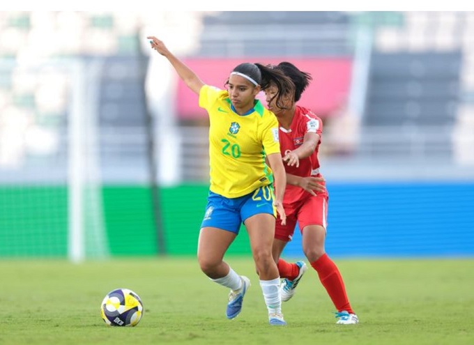 U17 nữ Brazil thua trắng trước U17 nữ Triều Tiên