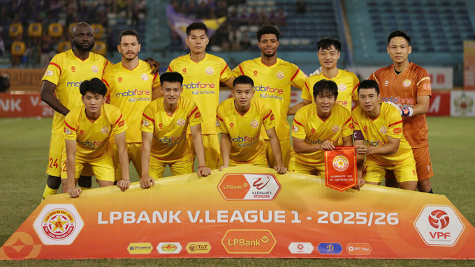PVF-CAND đang đứng cuối bảng xếp hạng V.League. - Ảnh: Minh Tuấn