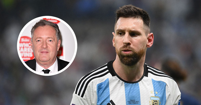 Piers Morgan nêu tên 4 cầu thủ vĩ đại hơn Lionel Messi trong thế kỷ 21