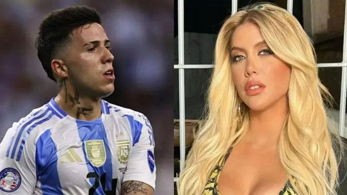 Wanda Nara bị tố ve vãn Enzo Fernandez