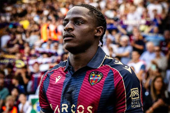 Etta Eyong đã ghi 6 bàn ở La Liga mùa này