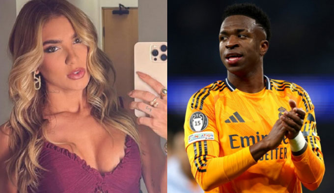 Vinicius Junior vừa tái hợp Virginia Fonseca