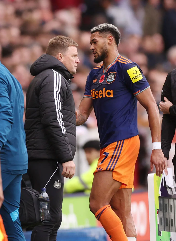 Joelinton phải sớm ra sân