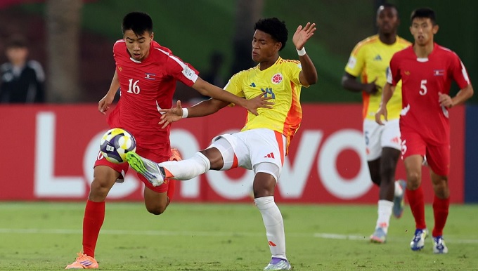 U17 Triều Tiên thua U17 Colombia 