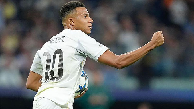 Mbappe đã ghi tới 18 bàn cho Real mùa này