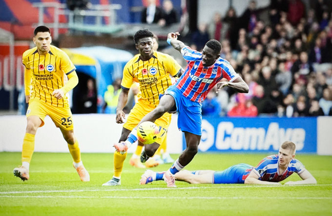 Baleba và Wharton không để lại quá nhiều dấu ấn ở màn đối đầu gần nhất