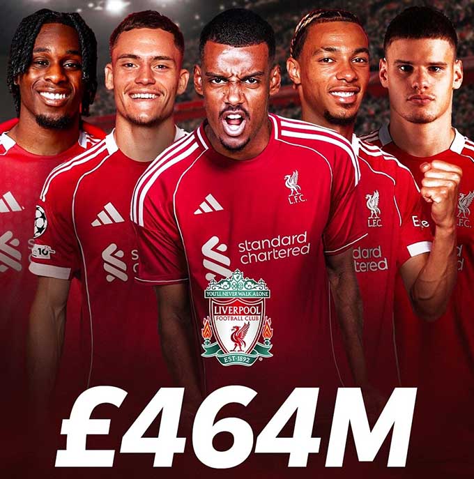 Dàn bom tấn của Liverpool chưa thể hiện được như kỳ vọng