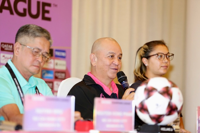 HLV Ernest Nierras (Stalllion Laguna FC). Ảnh: Anh Khoa 